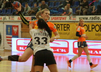 30.04.2016. 17. kolejka I ligi piłkarek ręcznych: Korona Handball - AZS UMCS Lublin / Maciej Makuła / Radio Kielce