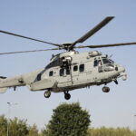 01.09.2016 Kielce. Eurocopter Caracal przyleciał na teren Targów Kielce. / Jarosław Kubalski / Radio Kielce