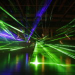 02.09.2016 Ostrowiec Świętokrzyski. Prezentacja drużyny siatkarek KSZO Ostrowiec. Pokaz laserów. / Jarosław Kubalski / Radio Kielce