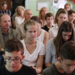 03.09.2016 Kielce. Czytanie Quo Vadis Henryka Sienkiewicza w gimnazjum nr 10. / Jarosław Kubalski / Radio Kielce