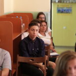 03.09.2016 Kielce. Czytanie Quo Vadis Henryka Sienkiewicza w gimnazjum nr 10. / Jarosław Kubalski / Radio Kielce