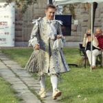 03.09.2016 Kielce. Piknik w ogrodzie Radia Kielce. Prezentacja nowej ramówki oraz podsumowanie akcji "Wakacje z duchami historii". Pokaz mody w wykonaniu dziennikarzy Radia Kielce. / Jarosław Kubalski / Radio Kielce