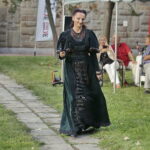 03.09.2016 Kielce. Piknik w ogrodzie Radia Kielce. Prezentacja nowej ramówki oraz podsumowanie akcji "Wakacje z duchami historii". Pokaz mody w wykonaniu dziennikarzy Radia Kielce. / Jarosław Kubalski / Radio Kielce
