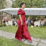 03.09.2016 Kielce. Piknik w ogrodzie Radia Kielce. Prezentacja nowej ramówki oraz podsumowanie akcji "Wakacje z duchami historii". Pokaz mody w wykonaniu dziennikarzy Radia Kielce. / Jarosław Kubalski / Radio Kielce