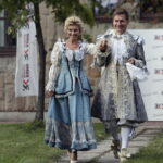 03.09.2016 Kielce. Piknik w ogrodzie Radia Kielce. Prezentacja nowej ramówki oraz podsumowanie akcji "Wakacje z duchami historii". Pokaz mody w wykonaniu dziennikarzy Radia Kielce. / Jarosław Kubalski / Radio Kielce
