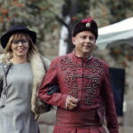 03.09.2016 Kielce. Piknik w ogrodzie Radia Kielce. Prezentacja nowej ramówki oraz podsumowanie akcji "Wakacje z duchami historii". Pokaz mody w wykonaniu dziennikarzy Radia Kielce. / Jarosław Kubalski / Radio Kielce