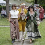 03.09.2016 Kielce. Piknik w ogrodzie Radia Kielce. Prezentacja nowej ramówki oraz podsumowanie akcji "Wakacje z duchami historii". Pokaz mody w wykonaniu dziennikarzy Radia Kielce. / Jarosław Kubalski / Radio Kielce