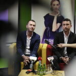 14.09.2016 Kielce. Inauguracja Workshop Fashion Design. Konferencja w KPT. Marcin Paprocki i Mariusz Brzozowski. / Jarosław Kubalski / Radio Kielce