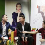 14.09.2016 Kielce. Inauguracja Workshop Fashion Design. Konferencja w KPT. Marcin Paprocki i Mariusz Brzozowski. / Jarosław Kubalski / Radio Kielce