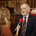 14.09.2016 Święty Krzyż. Uroczystości odpustowe ku czci Podwyższenia Drzewa Krzyża Świętego. We Mszy Świętej wziął udział ojciec Prezydenta RP profesor Jan Tadeusz Duda. / Jarosław Kubalski / Radio Kielce