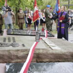 17.09.2016 Kielce. Uroczystości pod pomnikiem katyńskim w rocznicę napaści ZSRR na Polskę. / Jarosław Kubalski / Radio Kielce