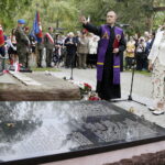 17.09.2016 Kielce. Uroczystości pod pomnikiem katyńskim w rocznicę napaści ZSRR na Polskę. / Jarosław Kubalski / Radio Kielce