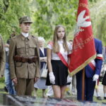17.09.2016 Kielce. Uroczystości pod pomnikiem katyńskim w rocznicę napaści ZSRR na Polskę. / Jarosław Kubalski / Radio Kielce