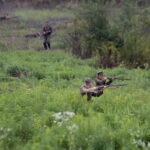 18.09.2016 Szewce. Rekonstrukcja bitwy pod Szewcami, jaka się rozegrała pomiędzy oddziałami AK i Niemcami 18 września 1944 roku. / Jarosław Kubalski / Radio Kielce