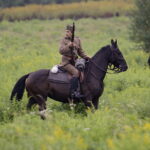 18.09.2016 Szewce. Rekonstrukcja bitwy pod Szewcami, jaka się rozegrała pomiędzy oddziałami AK i Niemcami 18 września 1944 roku. / Jarosław Kubalski / Radio Kielce