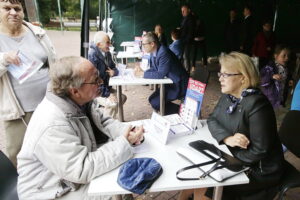 18.09.2016 Kielce. Piknik kardiologiczny w Parku Miejskim. / Jarosław Kubalski / Radio Kielce