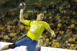 20.09.2016 Kielce. Mecz Vive Tauron Kielce - Stal Mielec. Patryk Walczak. / Jarosław Kubalski / Radio Kielce