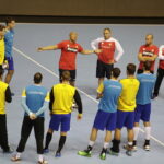 23.09.2016. Brześć. Trening Vive Tauronu przed meczem Ligi Mistrzów z Mieszkowem / Jarosław Kubalski / Radio Kielce