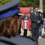 26.09.2016 Minister Mariusz Błaszczak otworzył posterunek policji w Chmielniku / Jarosław Kubalski / Radio Kielce