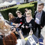 29.09.2016. Konferencja grupy inicjatorek akcji "Strajk Kobiet" / Jarosław Kubalski / Radio Kielce