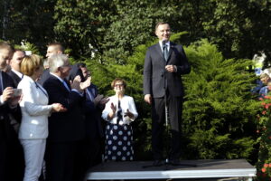 Prezydent RP Andrzej Duda z wizytą w Pińczowie (9 września 2016 r.) / Jarosław Kubalski / Radio Kielce