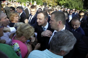 Prezydent RP Andrzej Duda z wizytą w Pińczowie (9 września 2016 r.) / Jarosław Kubalski / Radio Kielce