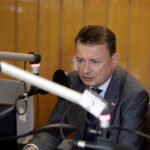 26.09.2016 Minister spraw wewnętrznych i administracji, Mariusz Błaszczak w studiu Radia Kielce / Jarosław Kubalski / Radio Kielce