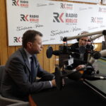 26.09.2016 Minister spraw wewnętrznych i administracji, Mariusz Błaszczak w studiu Radia Kielce / Jarosław Kubalski / Radio Kielce
