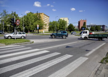 Skrzyżowanie ulic Tysiąclecia, Solidarności, Żniwnej i Domaszowskiej / Jarosław Kubalski / Radio Kielce