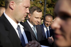 Prezydent RP Andrzej Duda z wizytą w Pińczowie (9 września 2016 r.) / Jarosław Kubalski / Radio Kielce