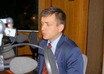 Piotr Ziółkowski - doradca wicepremiera i ministra nauki i szkolnictwa wyższego Jarosława Gowina / Karol Żak / Radio Kielce