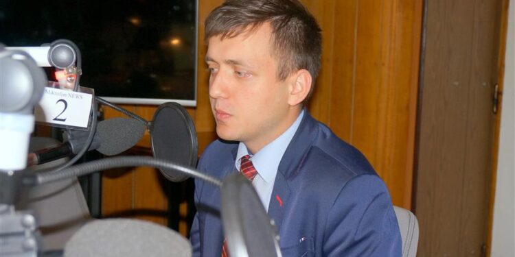 Piotr Ziółkowski - doradca wicepremiera i ministra nauki i szkolnictwa wyższego Jarosława Gowina / Karol Żak / Radio Kielce