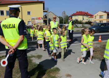 02.09.2016. Akcja "Bezpieczna droga do szkoły" / Wojciech Habdas / Radio Kielce