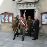 10.09.2016. Pogrzeb żołnierzy wyklętych Józefa Figarskiego ps. "Śmiały" i Czesława Spadło ps. "Mały" w Wąchocku / Wojciech Habdas / Radio Kielce