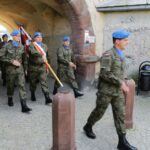 10.09.2016. Pogrzeb żołnierzy wyklętych Józefa Figarskiego ps. "Śmiały" i Czesława Spadło ps. "Mały" w Wąchocku / Wojciech Habdas / Radio Kielce