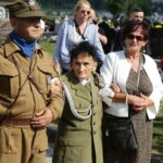 10.09.2016. Pogrzeb żołnierzy wyklętych Józefa Figarskiego ps. "Śmiały" i Czesława Spadło ps. "Mały" w Wąchocku / Wojciech Habdas / Radio Kielce