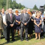 10.09.2016. Pogrzeb żołnierzy wyklętych Józefa Figarskiego ps. "Śmiały" i Czesława Spadło ps. "Mały" w Wąchocku / Wojciech Habdas / Radio Kielce