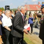 10.09.2016. Pogrzeb żołnierzy wyklętych Józefa Figarskiego ps. "Śmiały" i Czesława Spadło ps. "Mały" w Wąchocku / Wojciech Habdas / Radio Kielce