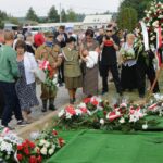 10.09.2016. Pogrzeb żołnierzy wyklętych Józefa Figarskiego ps. "Śmiały" i Czesława Spadło ps. "Mały" w Wąchocku / Wojciech Habdas / Radio Kielce