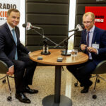 9.9.2016 Kielce. MSPO. Wywiad z Prezydentem Andrzejem Dudą. / Wojciech Habdas / Radio Kielce