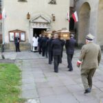 10.09.2016. Pogrzeb żołnierzy wyklętych Józefa Figarskiego ps. "Śmiały" i Czesława Spadło ps. "Mały" w Wąchocku / Wojciech Habdas / Radio Kielce