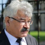 10.09.2016. Pogrzeb żołnierzy wyklętych Józefa Figarskiego ps. "Śmiały" i Czesława Spadło ps. "Mały" w Wąchocku / Wojciech Habdas / Radio Kielce