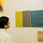 10.9.2016 Kielce. II Międzynarodowa Konferencja Naukowo-Artystyczna „Grid”. Wystawa Światło i przestrzeń w Instytucie Sztuk Pięknych w Kielcach / Wojciech Habdas / Radio Kielce