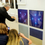 10.9.2016 Kielce. II Międzynarodowa Konferencja Naukowo-Artystyczna „Grid”. Wystawa Światło i przestrzeń w Instytucie Sztuk Pięknych w Kielcach / Wojciech Habdas / Radio Kielce