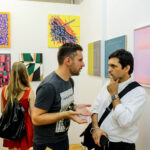 10.9.2016 Kielce. II Międzynarodowa Konferencja Naukowo-Artystyczna „Grid”. Wystawa Światło i przestrzeń w Instytucie Sztuk Pięknych w Kielcach / Wojciech Habdas / Radio Kielce