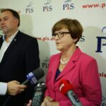 15.09.2016. Konferencja Prawa i Sprawiedliwości. Od lewej: Marek Kwitek i Maria Zuba / Wojciech Habdas / Radio Kielce