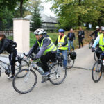24.9.2016 Kielce. Rowerzyści wyruszyli na szlak pielgrzymki na Św. Krzyż. / Wojciech Habdas / Radio Kielce