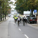 24.9.2016 Kielce. Rowerzyści wyruszyli na szlak pielgrzymki na Św. Krzyż. / Wojciech Habdas / Radio Kielce