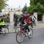 24.9.2016 Kielce. Rowerzyści wyruszyli na szlak pielgrzymki na Św. Krzyż. / Wojciech Habdas / Radio Kielce