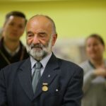 28.09.2016. Uroczystość wręczenia odznak "Za Zasługi Dla Archiwistyki" Kornelii Major i prof. Adamowi Massalskiemu / Wojciech Habdas / Radio Kielce